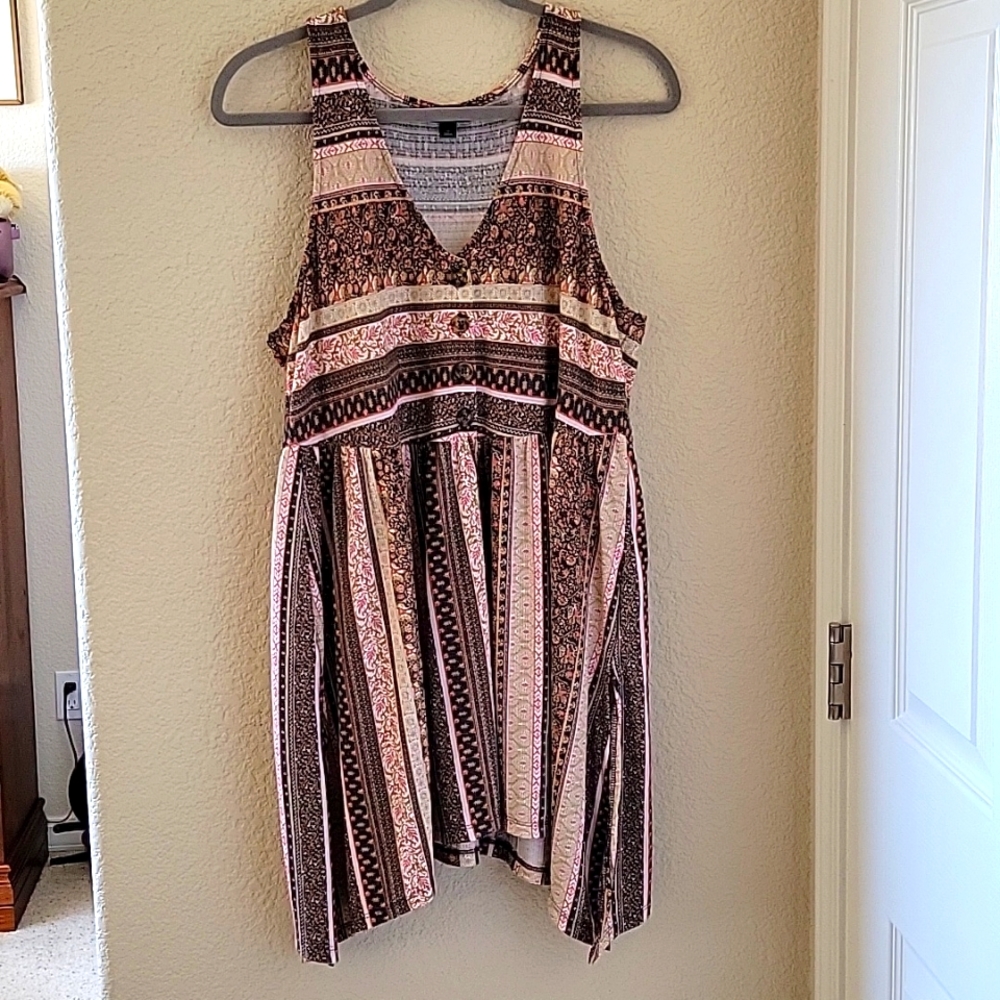 Torrid V-Neck Long Flowy Tank